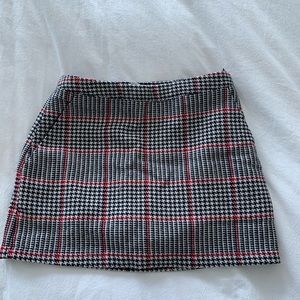 houndstooth skirt
